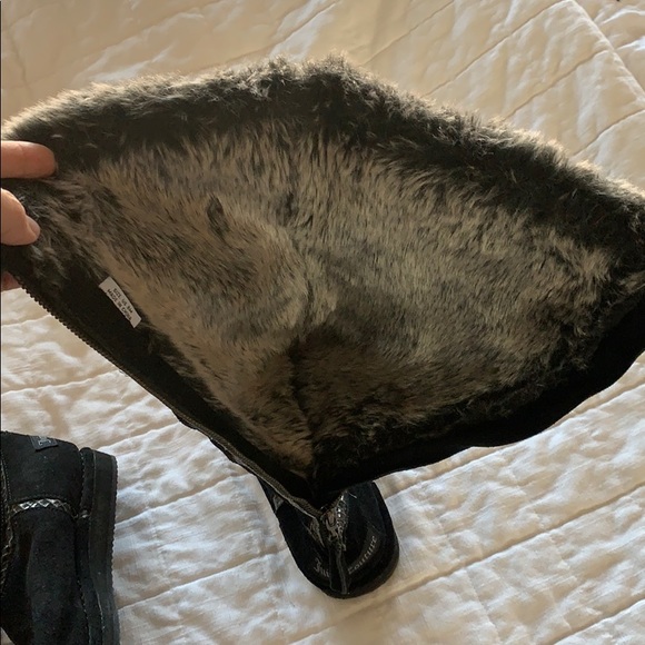 Juicy Couture faux fur zip-up knee boots - Picture 8 of 10